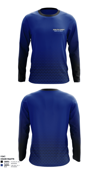 south high 68895450 Long Sleeve Performance Shirt - 1