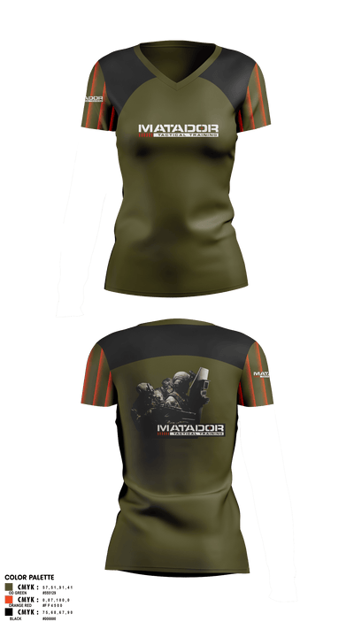 undefined Women's Short Sleeve V-neck Shirt - 1