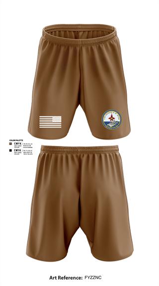 Athletic Shorts With Pockets, Cvn 77 IM-5, Navy, Teamtime, Team time, sublimation, custom sports apparel, team uniforms, spirit wear, spiritwear, sports uniforms, custom shirts, team store, custom team store, fundraiser sports, apparel fundraiser