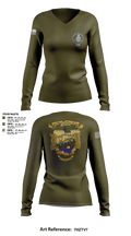 220 BPOA 59828515 Women's Long Sleeve V-neck Shirt - 4