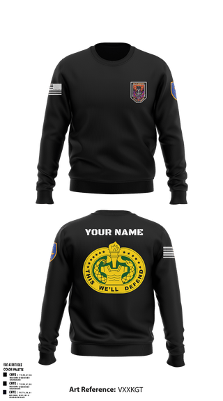 Crew Neck Sweatshirt, Delta Co, 2-13th AVN REGT_CADRE, Army, Teamtime, Team time, sublimation, custom sports apparel, team uniforms, spirit wear, spiritwear, sports uniforms, custom shirts, team store, custom team store, fundraiser sports, apparel fundraiser