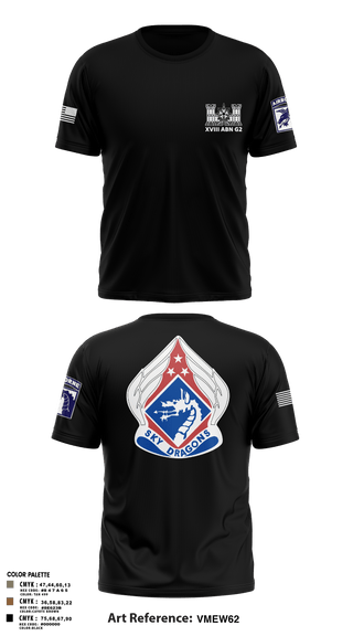 Short Sleeve Performance Shirt, XVIII ABN G2, Army, Teamtime, Team time, sublimation, custom sports apparel, team uniforms, spirit wear, spiritwear, sports uniforms, custom shirts, team store, custom team store, fundraiser sports, apparel fundraiser