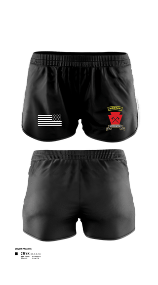 Women's Shorts, Aco 1-111th secfor1-111 MTR renew, National Guard, Teamtime, Team time, sublimation, custom sports apparel, team uniforms, spirit wear, spiritwear, sports uniforms, custom shirts, team store, custom team store, fundraiser sports, apparel fundraiser