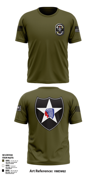 Short Sleeve Performance Shirt, 2nd Infantry 2nd Brigade Alpha Company, Army, Teamtime, Team time, sublimation, custom sports apparel, team uniforms, spirit wear, spiritwear, sports uniforms, custom shirts, team store, custom team store, fundraiser sports, apparel fundraiser