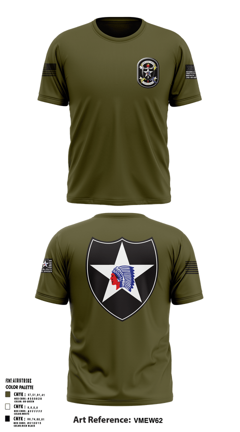 Short Sleeve Performance Shirt, 2nd Infantry 2nd Brigade Alpha Company, Army, Teamtime, Team time, sublimation, custom sports apparel, team uniforms, spirit wear, spiritwear, sports uniforms, custom shirts, team store, custom team store, fundraiser sports, apparel fundraiser
