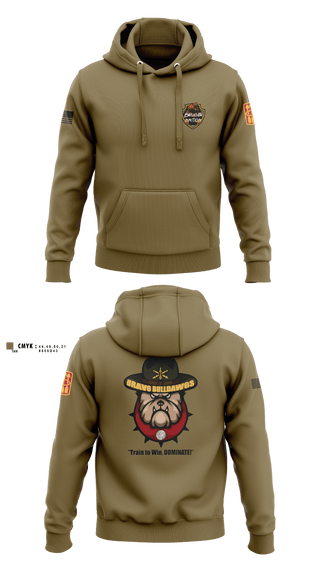 Hoodie, Bravo BulldawgsBravo BulldawgsB_3-6 ADARBulldawgs 3-6ADAR, Army, Teamtime, Team time, sublimation, custom sports apparel, team uniforms, spirit wear, spiritwear, sports uniforms, custom shirts, team store, custom team store, fundraiser sports, apparel fundraiser