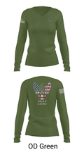 7th Munitions Sq 29669967 Women's Long Sleeve V-neck Shirt - 57
