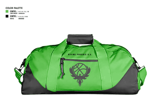 Duffle Bag, Rising Phoenix S.A., Men's Basketball, Teamtime, Team time, sublimation, custom sports apparel, team uniforms, spirit wear, spiritwear, sports uniforms, custom shirts, team store, custom team store, fundraiser sports, apparel fundraiser