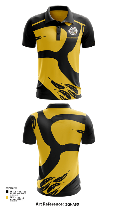 Santa Fe High School 35250956 Short Sleeve Performance Polo - 1