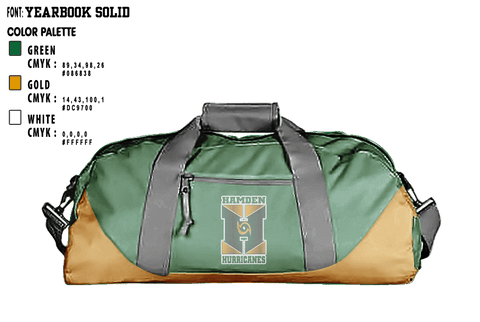 Duffle Bag, Hamden Fathers Football & Cheerleading Association, Football, Teamtime, Team time, sublimation, custom sports apparel, team uniforms, spirit wear, spiritwear, sports uniforms, custom shirts, team store, custom team store, fundraiser sports, apparel fundraiser