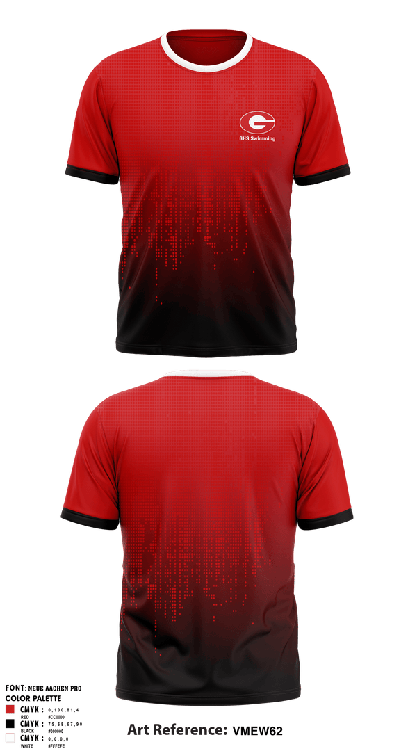 Short Sleeve Performance Shirt, Greenville Senior High School Swimming, Swimming, Teamtime, Team time, sublimation, custom sports apparel, team uniforms, spirit wear, spiritwear, sports uniforms, custom shirts, team store, custom team store, fundraiser sports, apparel fundraiser