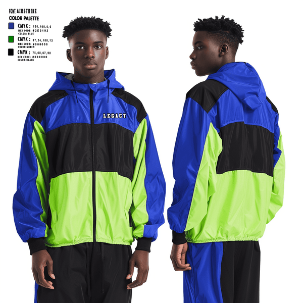 Windbreaker, Legacy, Men's Basketball, Teamtime, Team time, sublimation, custom sports apparel, team uniforms, spirit wear, spiritwear, sports uniforms, custom shirts, team store, custom team store, fundraiser sports, apparel fundraiser