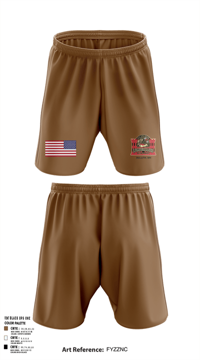 612 Engineer Detachment 46811813 Athletic Shorts With Pockets - 1