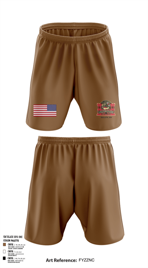 Athletic Shorts With Pockets, 612 Engineer Detachment, , Teamtime, Team time, sublimation, custom sports apparel, team uniforms, spirit wear, spiritwear, sports uniforms, custom shirts, team store, custom team store, fundraiser sports, apparel fundraiser