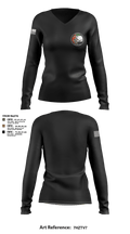 380 ESFS 15584391 Women's Long Sleeve V-neck Shirt - 3