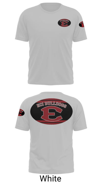 E.C.I.BULLDOGS 58430301 Old School Cotton Feel Shirt - 10
