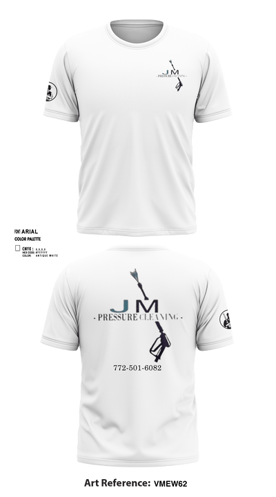 JM Pressure CleaningJM Pressure Cleaning 84707306 Short Sleeve Performance Shirt - 2