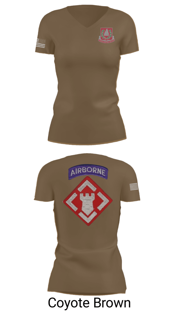 Women's Short Sleeve Vneck Shirt, 37th engineer bn, Army, Teamtime, Team time, sublimation, custom sports apparel, team uniforms, spirit wear, spiritwear, sports uniforms, custom shirts, team store, custom team store, fundraiser sports, apparel fundraiser