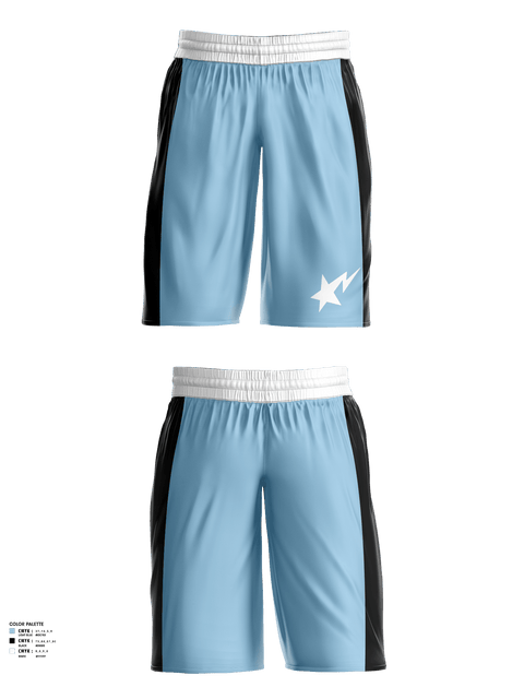 Mens Basketball Shorts, Starz, Men's Basketball, Teamtime, Team time, sublimation, custom sports apparel, team uniforms, spirit wear, spiritwear, sports uniforms, custom shirts, team store, custom team store, fundraiser sports, apparel fundraiser