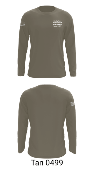 Long Sleeve Performance Shirt, Rocky Ford Professional Firefighters Local 5497, Fire Department, Teamtime, Team time, sublimation, custom sports apparel, team uniforms, spirit wear, spiritwear, sports uniforms, custom shirts, team store, custom team store, fundraiser sports, apparel fundraiser