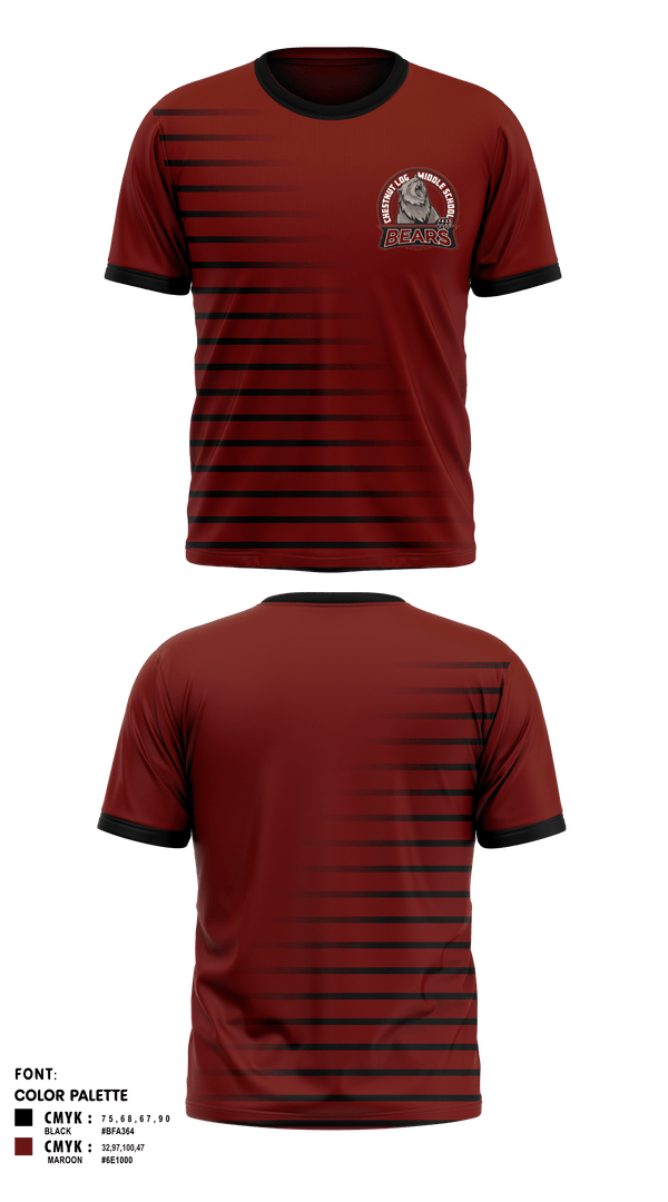 Short Sleeve Performance Shirt, Chestnut Log Middle School, , Teamtime, Team time, sublimation, custom sports apparel, team uniforms, spirit wear, spiritwear, sports uniforms, custom shirts, team store, custom team store, fundraiser sports, apparel fundraiser