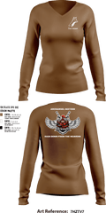 Fox troop 31876072 Women's Long Sleeve V-neck Shirt - 5