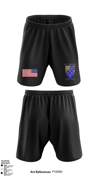 Athletic Shorts With Pockets, 3rd Battalion, 34th Infantry Regiment, Army, Teamtime, Team time, sublimation, custom sports apparel, team uniforms, spirit wear, spiritwear, sports uniforms, custom shirts, team store, custom team store, fundraiser sports, apparel fundraiser