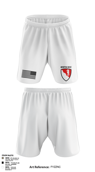 615TH ECC 10349105 Athletic Shorts With Pockets - 5