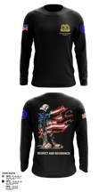 962D QUARTERMASTER COMPANY (MORTUARY AFFAIRS) 48662806 Long Sleeve Performance Shirt - 9