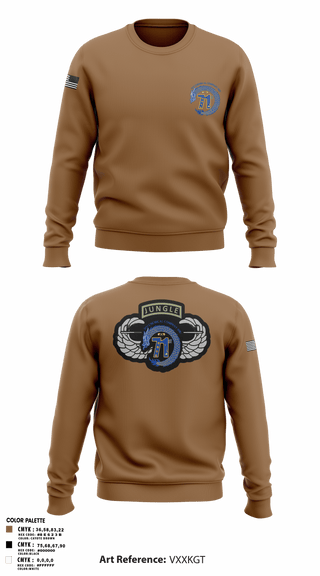 Crew Neck Sweatshirt, 71st Chemical Company (HR), Army, Teamtime, Team time, sublimation, custom sports apparel, team uniforms, spirit wear, spiritwear, sports uniforms, custom shirts, team store, custom team store, fundraiser sports, apparel fundraiser