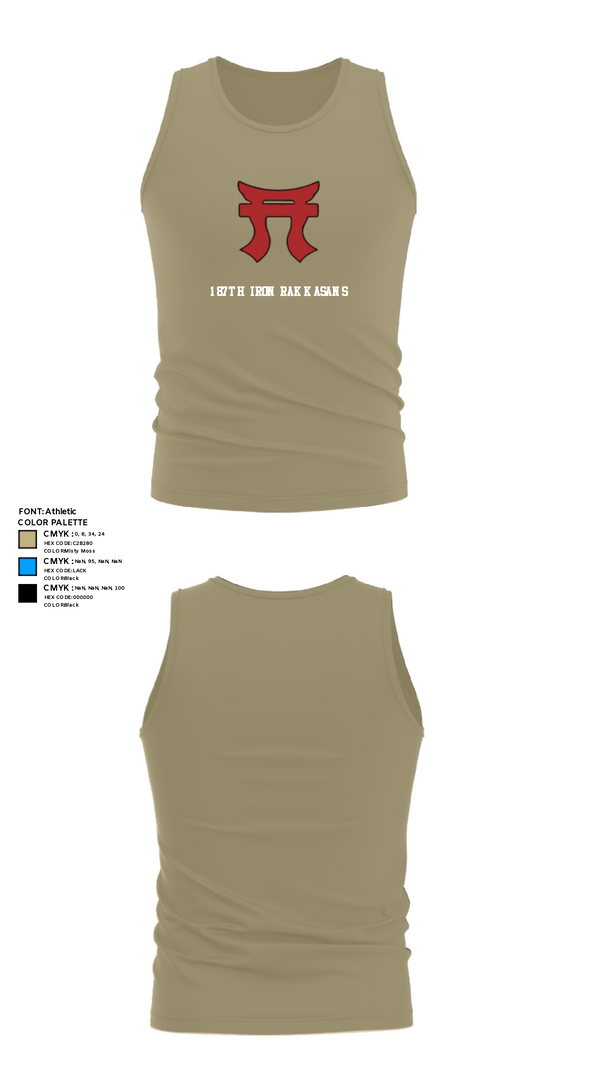Tank Top, 187th Iron Rakkasans, Army, Teamtime, Team time, sublimation, custom sports apparel, team uniforms, spirit wear, spiritwear, sports uniforms, custom shirts, team store, custom team store, fundraiser sports, apparel fundraiser