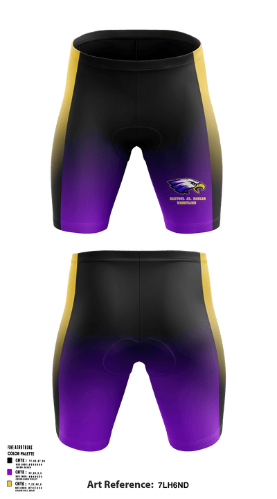 Rantoul Jr. Eagles 24320396 Men's Compression Shorts - 1