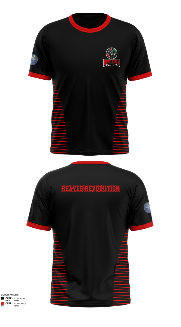 Short Sleeve Performance Shirt, Reaves Revolution, Men's Basketball, Teamtime, Team time, sublimation, custom sports apparel, team uniforms, spirit wear, spiritwear, sports uniforms, custom shirts, team store, custom team store, fundraiser sports, apparel fundraiser