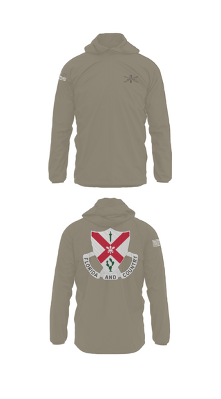 Windbreaker, C Co 1-124 Rifle Company, National Guard, Teamtime, Team time, sublimation, custom sports apparel, team uniforms, spirit wear, spiritwear, sports uniforms, custom shirts, team store, custom team store, fundraiser sports, apparel fundraiser