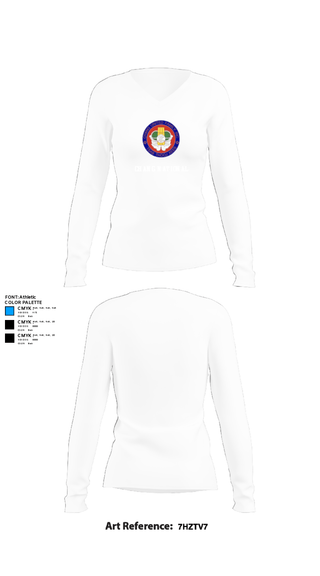 Women's Long Sleeve Vneck Shirt, Chang National, , Teamtime, Team time, sublimation, custom sports apparel, team uniforms, spirit wear, spiritwear, sports uniforms, custom shirts, team store, custom team store, fundraiser sports, apparel fundraiser
