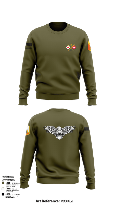 USASA BELVOIR 16372072 Crew Neck Sweatshirt - 62