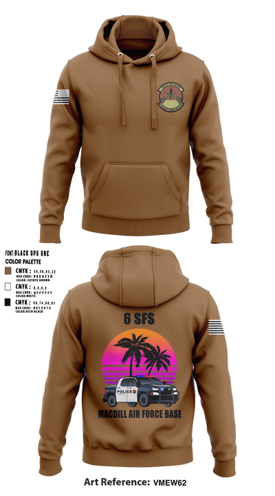 6th Security Forces Squadron 79689853 Hoodie - 4
