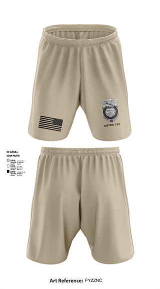 Athletic Shorts With Pockets, District E5, Police, Teamtime, Team time, sublimation, custom sports apparel, team uniforms, spirit wear, spiritwear, sports uniforms, custom shirts, team store, custom team store, fundraiser sports, apparel fundraiser