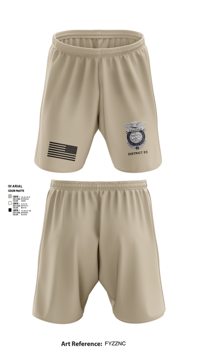 District E5 24176005 Athletic Shorts With Pockets - 1