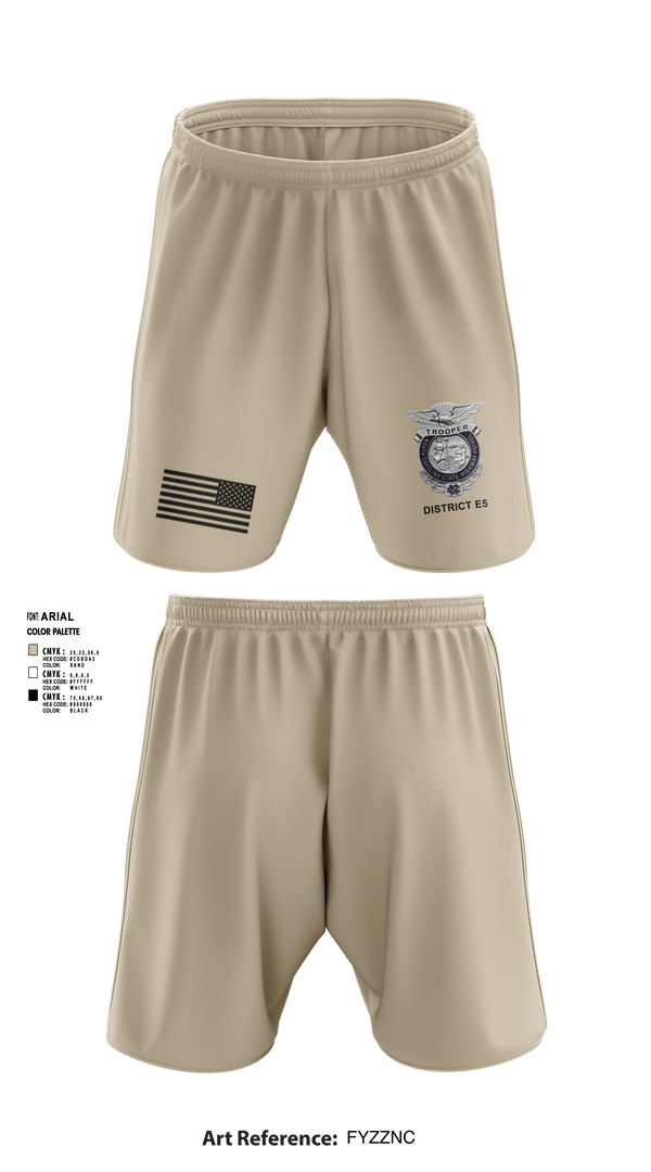 Athletic Shorts With Pockets, District E5, Police, Teamtime, Team time, sublimation, custom sports apparel, team uniforms, spirit wear, spiritwear, sports uniforms, custom shirts, team store, custom team store, fundraiser sports, apparel fundraiser