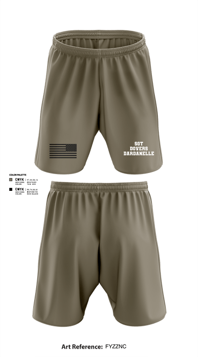B CO 2nd PLT 16471095 Athletic Shorts With Pockets - 1