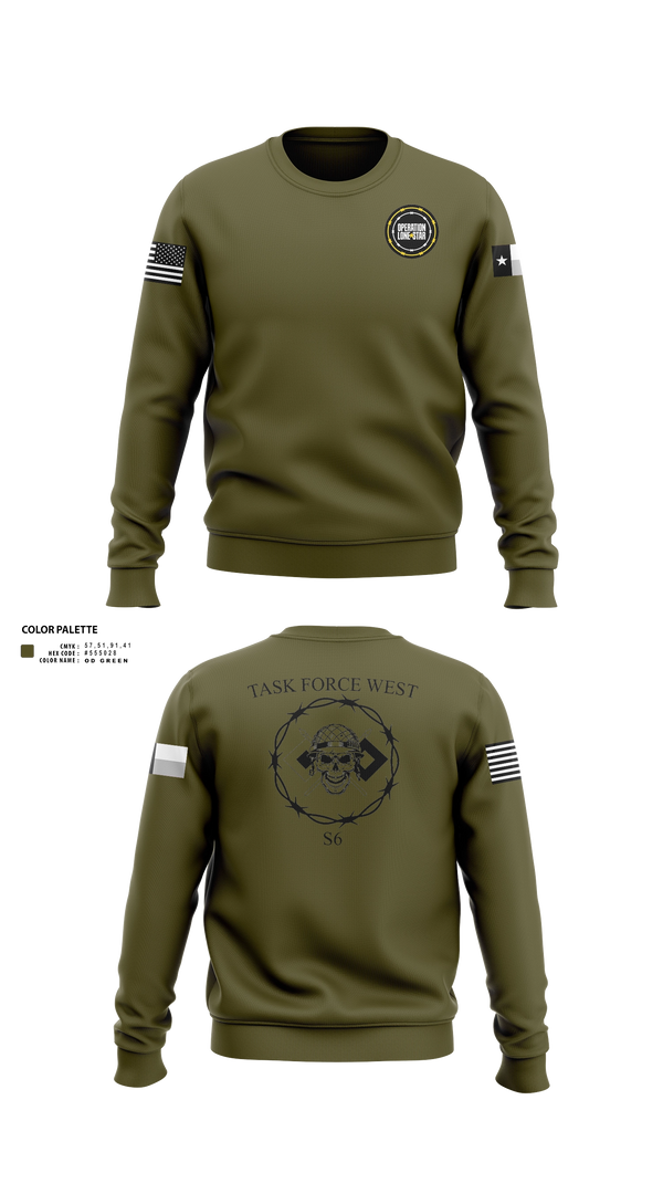 Crew Neck Sweatshirt, , National Guard, Teamtime, Team time, sublimation, custom sports apparel, team uniforms, spirit wear, spiritwear, sports uniforms, custom shirts, team store, custom team store, fundraiser sports, apparel fundraiser