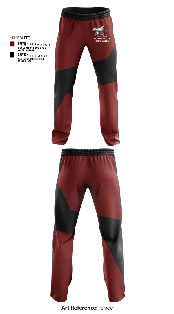 Sweatpants, Maryvale flyer, Men's Soccer, Teamtime, Team time, sublimation, custom sports apparel, team uniforms, spirit wear, spiritwear, sports uniforms, custom shirts, team store, custom team store, fundraiser sports, apparel fundraiser