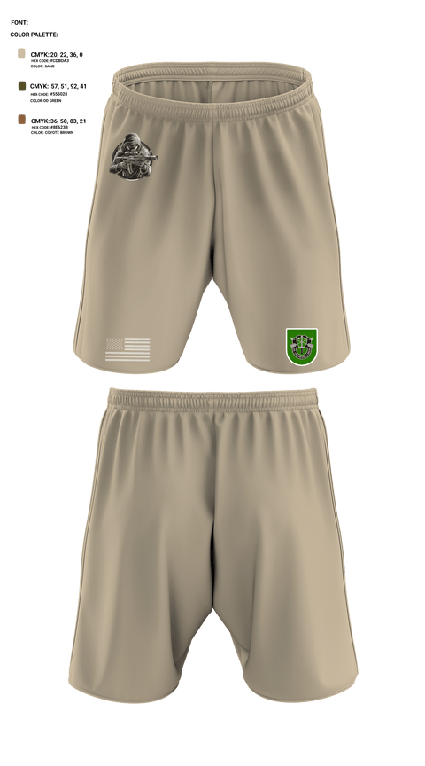 Athletic Shorts With Pockets, 10 SFG, Army, Teamtime, Team time, sublimation, custom sports apparel, team uniforms, spirit wear, spiritwear, sports uniforms, custom shirts, team store, custom team store, fundraiser sports, apparel fundraiser
