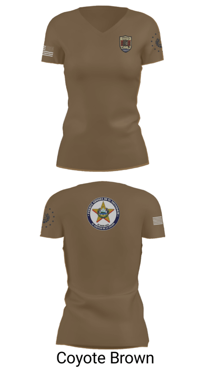 Battallion Nonualco 54860268 Women's Short Sleeve V-neck Shirt - 8