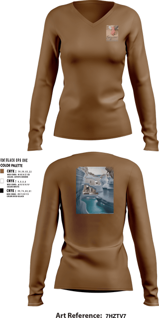 Women's Long Sleeve Vneck Shirt, X Unknown StudiosX Unknown Studios, , Teamtime, Team time, sublimation, custom sports apparel, team uniforms, spirit wear, spiritwear, sports uniforms, custom shirts, team store, custom team store, fundraiser sports, apparel fundraiser