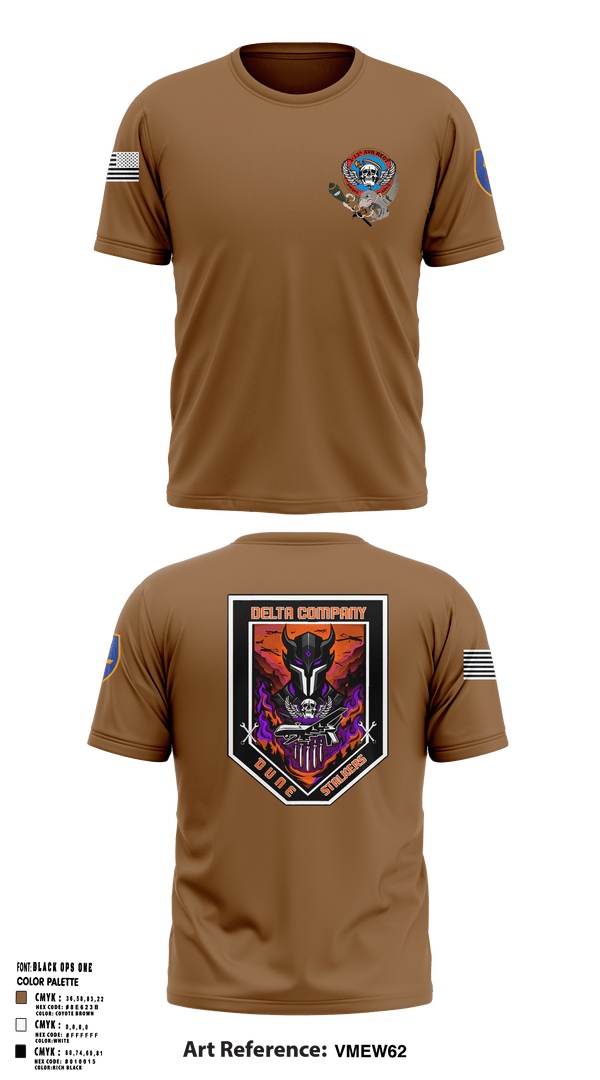 Short Sleeve Performance Shirt, Delta Co, 2-13th AVN REGT_CADRE, Army, Teamtime, Team time, sublimation, custom sports apparel, team uniforms, spirit wear, spiritwear, sports uniforms, custom shirts, team store, custom team store, fundraiser sports, apparel fundraiser