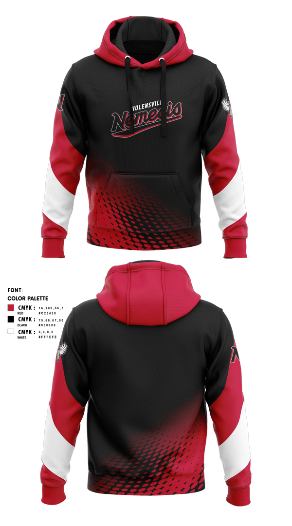 Hoodie, NEMESISOCS 117th RTI, Softball, Teamtime, Team time, sublimation, custom sports apparel, team uniforms, spirit wear, spiritwear, sports uniforms, custom shirts, team store, custom team store, fundraiser sports, apparel fundraiser