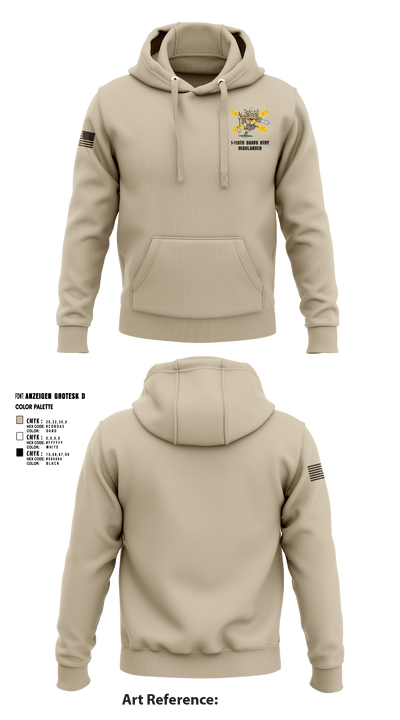 Bravo 1-119th FA 38934008 Hoodie - 1