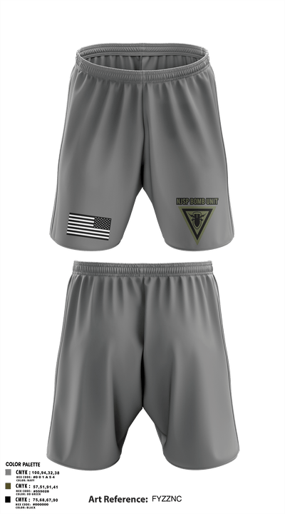 NJSP BOMB UNIT 44514852 Athletic Shorts With Pockets - 19